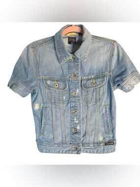 Lucky Brand Short Sleeved Denim Jacket